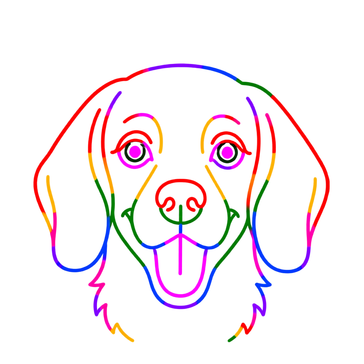 Neon Dogs of Manila Tee