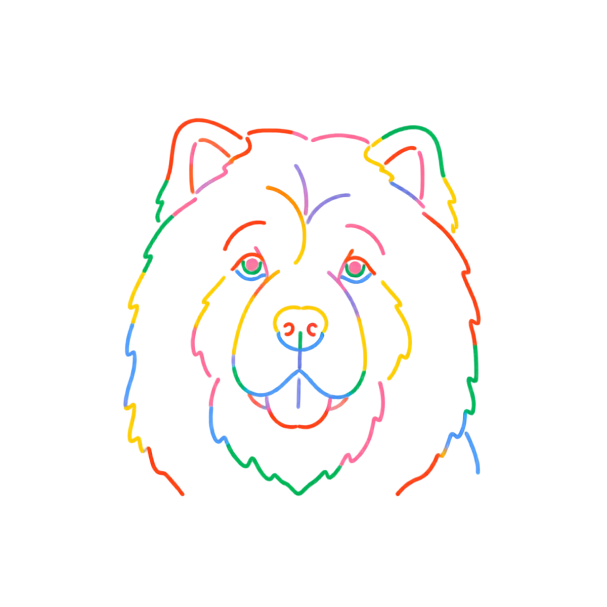 Neon Dogs of Manila Tee
