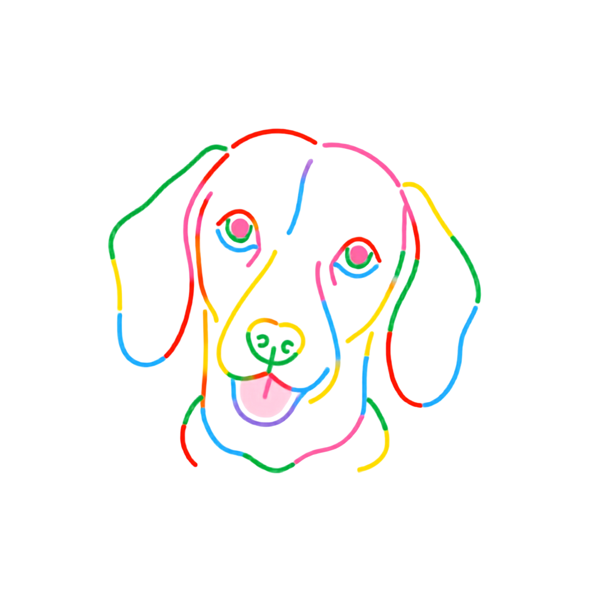 Neon Dogs of Manila Tee