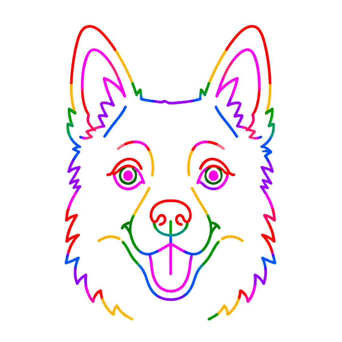 Neon Dogs of Manila Tee