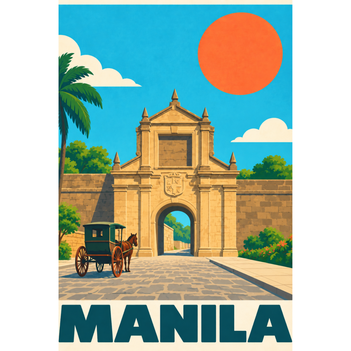 Cities of Manila Tee