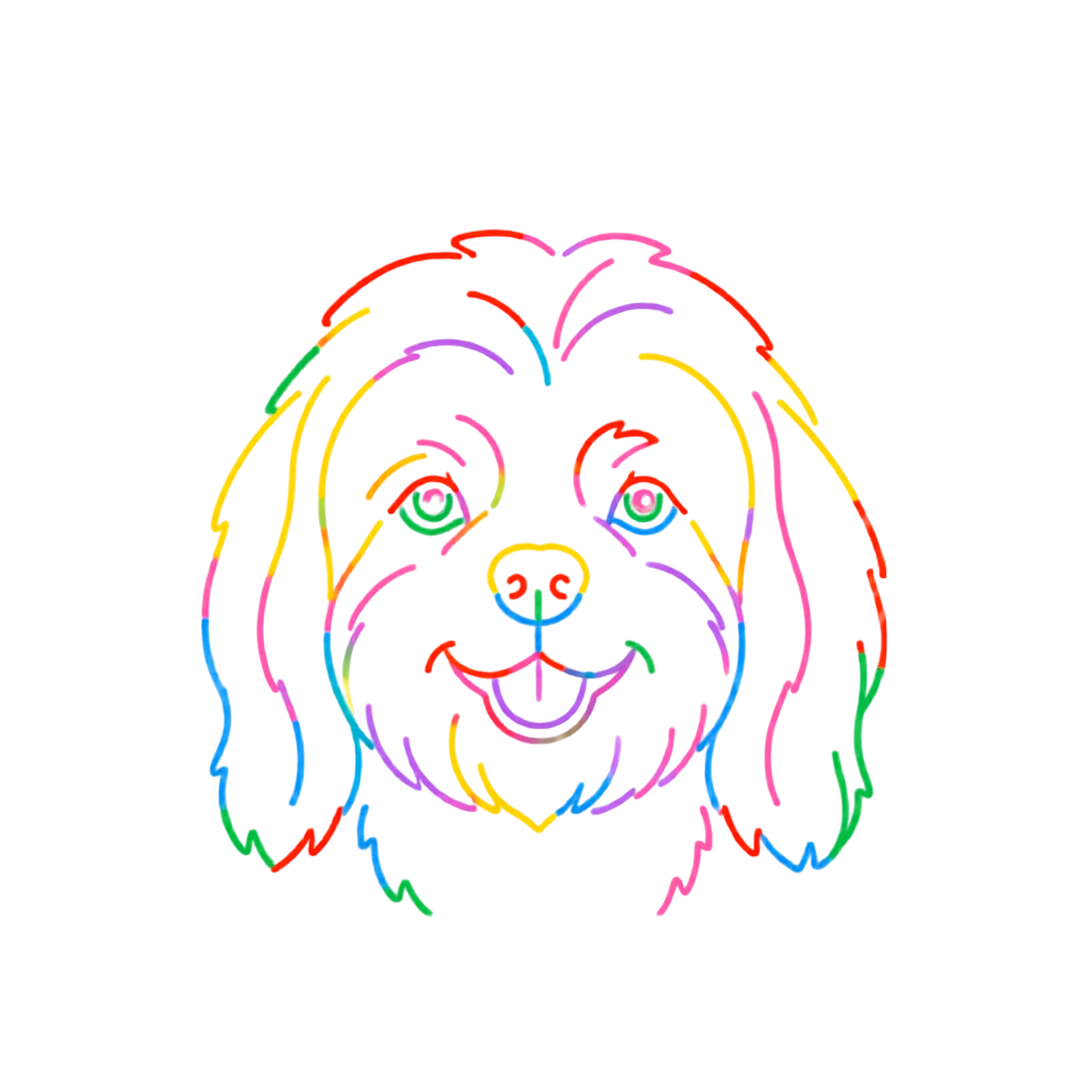 Neon Dogs of Manila Tee