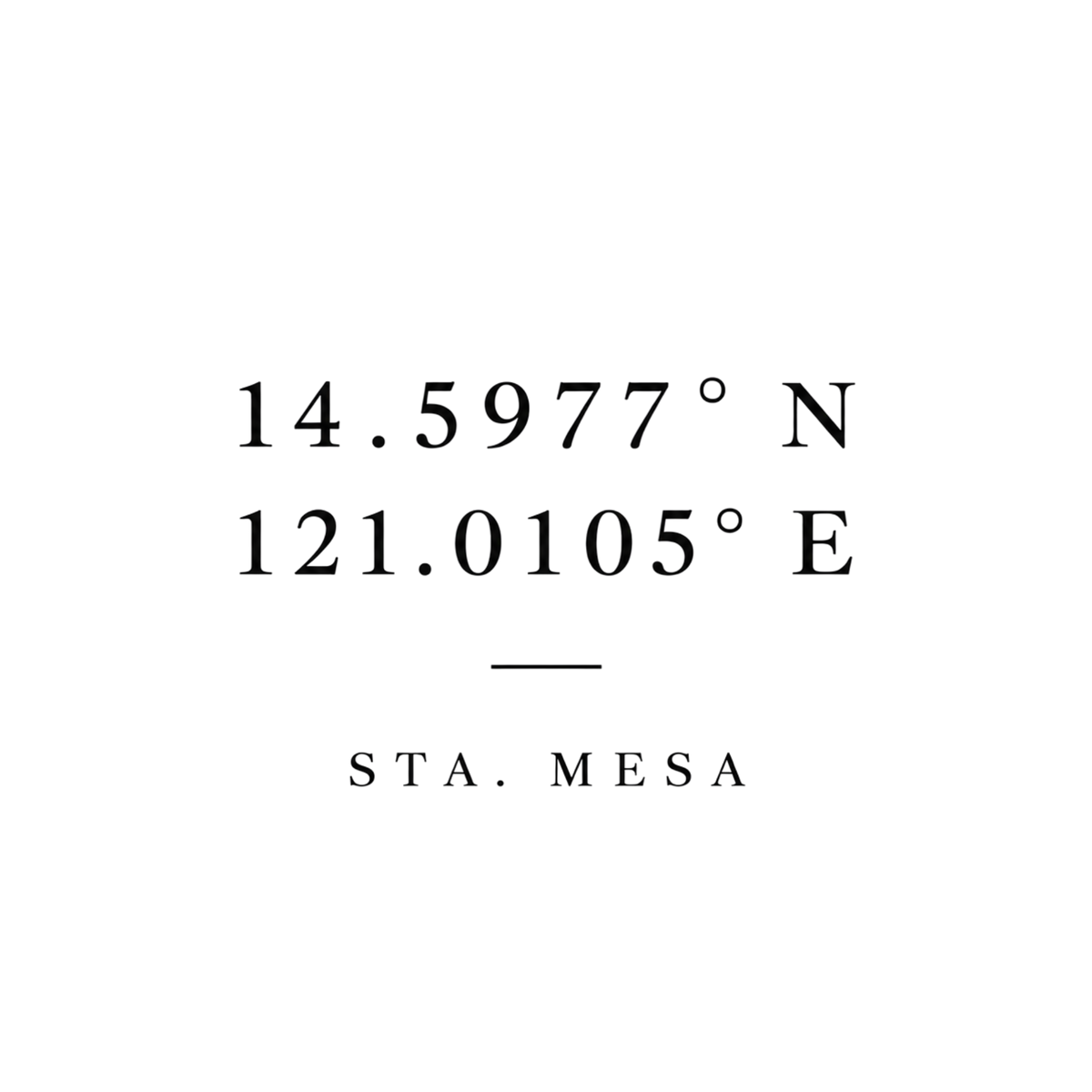 College Coordinates of Manila Tee