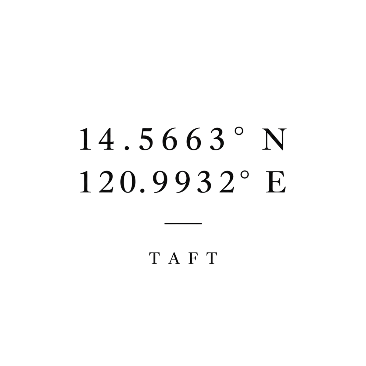 College Coordinates of Manila Tee
