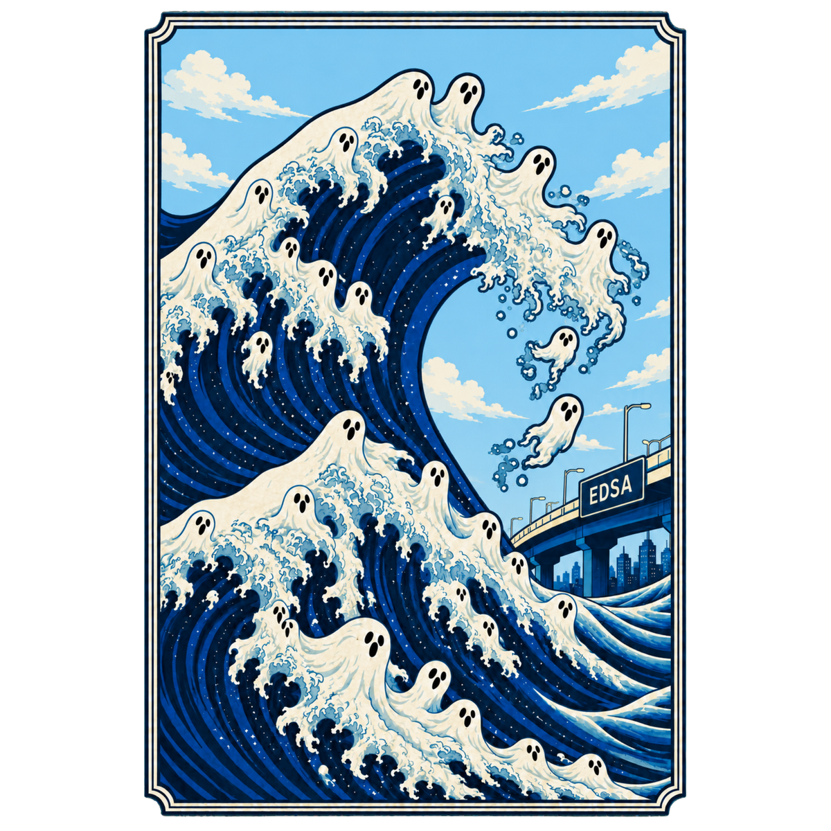 The Great Wave of EDSA Tee