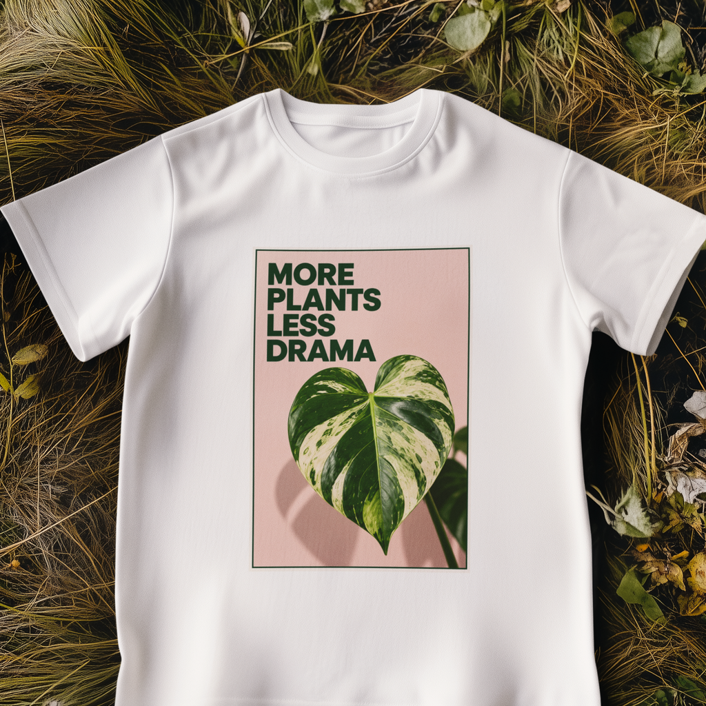 More Plants Less Drama Tee