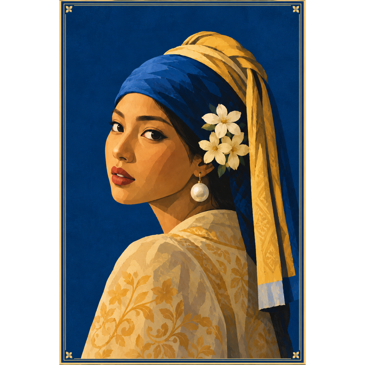 Filipina with a Pearl Earring Tee
