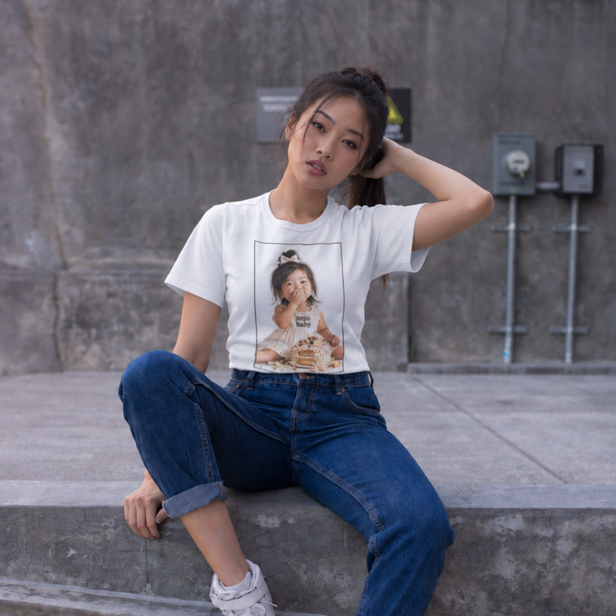 Nepo Baby Eats our Cake Tee