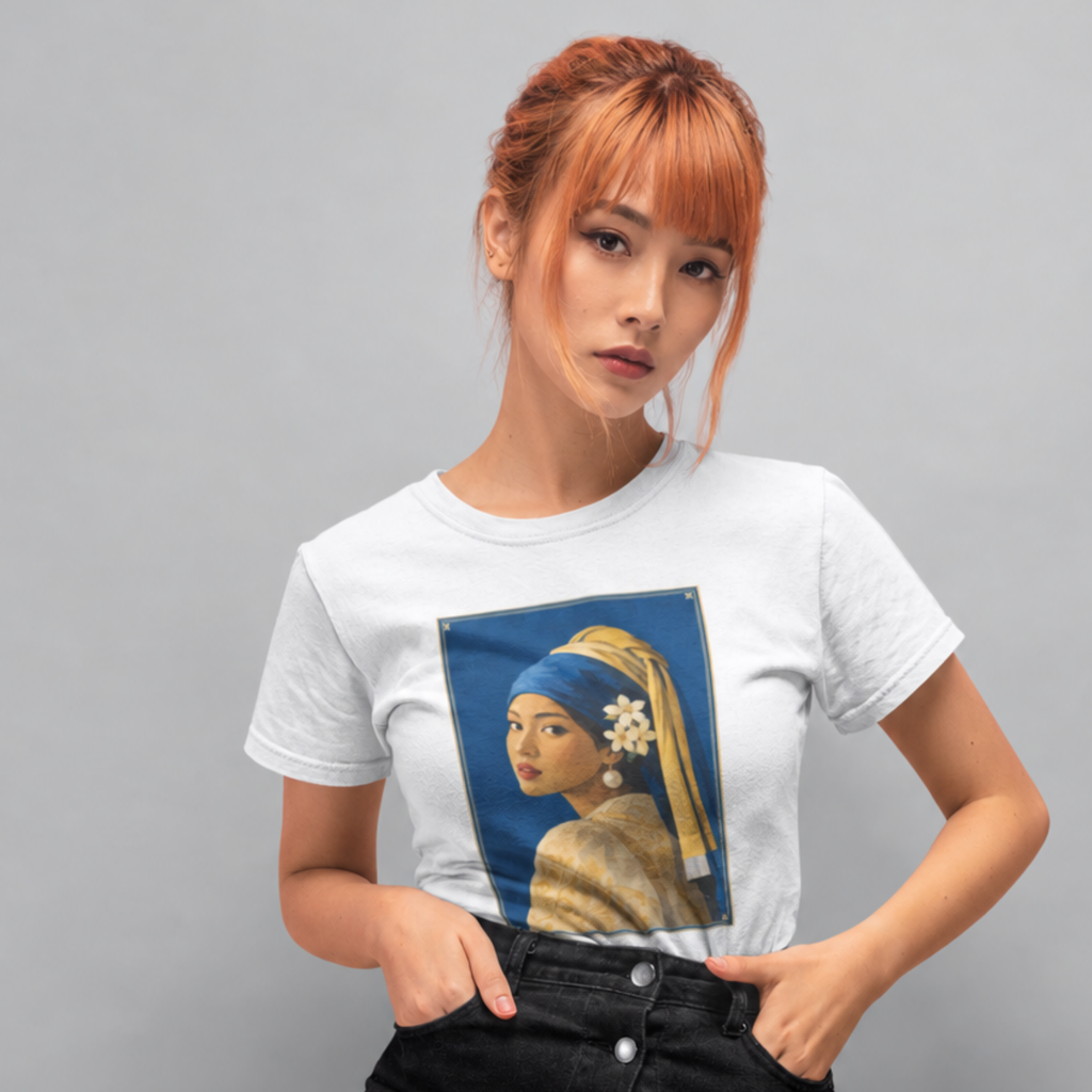 Filipina with a Pearl Earring Tee
