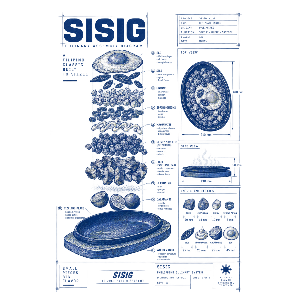 Sarap Schematics Tee